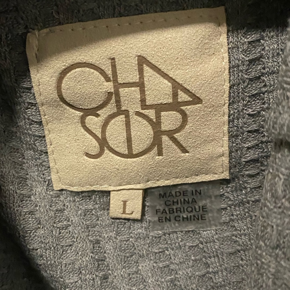 NWT Chaser Turtleneck Thermal Raglan Grey Revolve - Picture 9 of 11